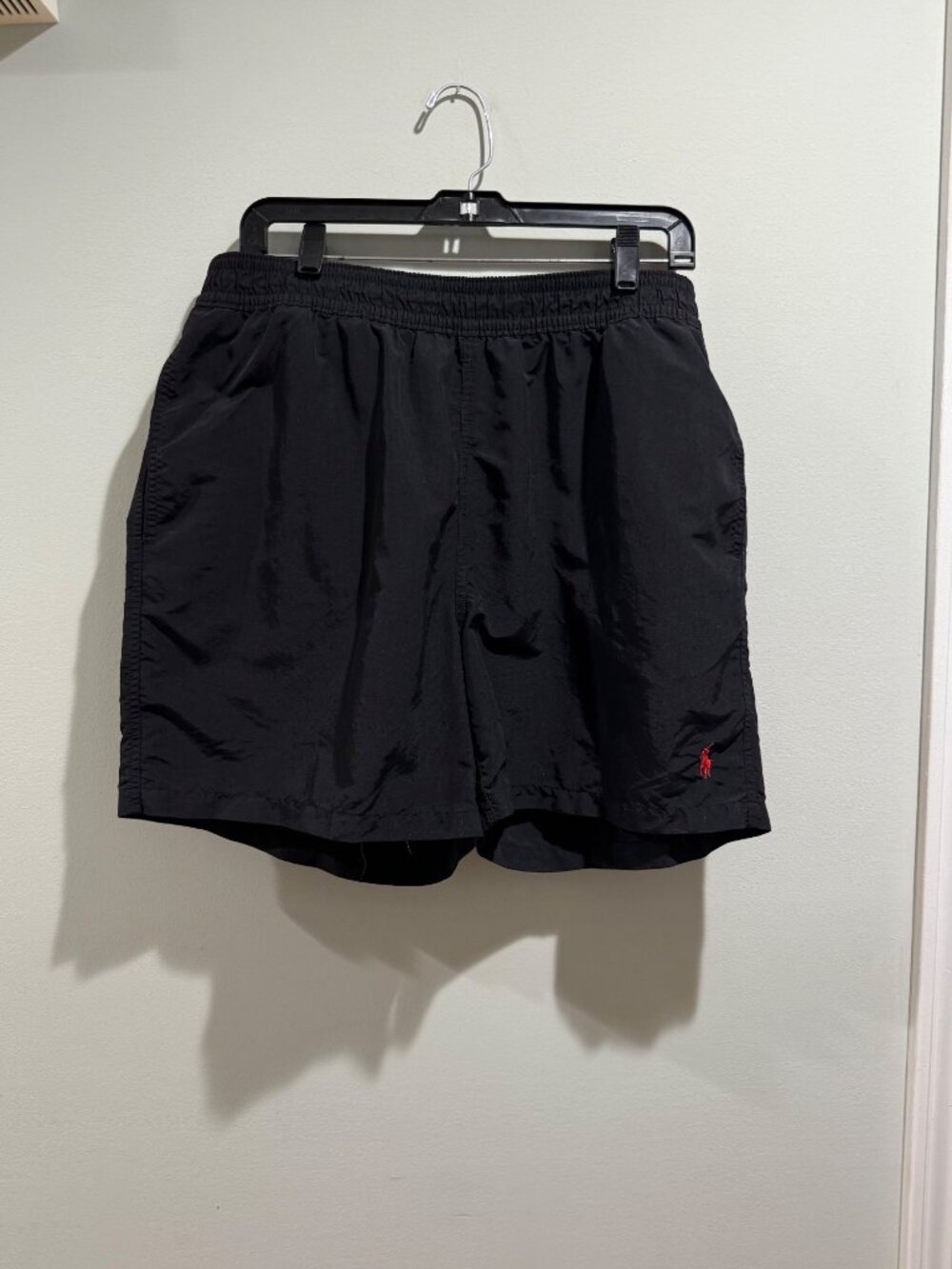 Vintage 90s Polo by Ralph Lauren Classic XL Black Men’s Swim Trunks Minimalism
